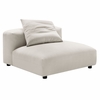 Solace 4-Piece Modular Upholstered Fabric Sectional Sofa With Ottoman