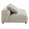 Solace Modular Upholstered Fabric Armless Loveseat