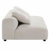 Solace Modular Upholstered Fabric Armless Loveseat