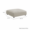 Solace Modular Upholstered Fabric Ottoman