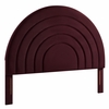Solana Arched Performance Velvet Queen Headboard