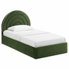 Solana Arched Performance Velvet Twin Platform Bed