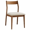 Solara Fabric Wood Dining Side Chairs Set of 2