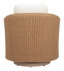 Solara Swivel Chair in Ivory