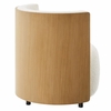 Solis Boucle Accent Chair in Natural Ivory