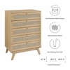 Soma 5-Drawer Chest in Oak