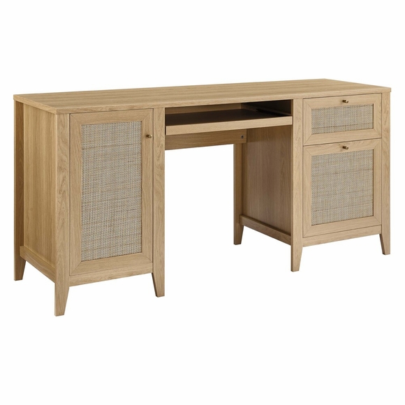 Soma 63" Office Desk in Oak