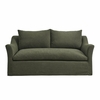 Somerset 70" Linen Blend Slipcovered Loveseat