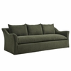 Somerset 92" Linen Blend Slipcovered Sofa