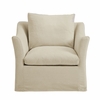 Somerset Linen Blend Slipcovered Armchair