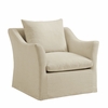Somerset Linen Blend Slipcovered Armchair