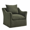 Somerset Linen Blend Slipcovered Armchair