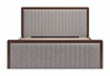 Somune King Bed in Gray & Walnut