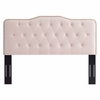 Sophia Tufted Performance Velvet Full/Queen Headboard in Pink