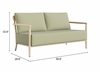 Sora Loveseat in Green