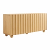 Sorren 72 Inch Scalloped Wood 4-Door Sideboard