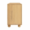 Sorren 72 Inch Scalloped Wood 4-Door Sideboard
