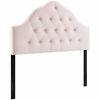 Sovereign Full Diamond Tufted Performance Velvet Headboard in Pink