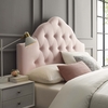 Sovereign Full Diamond Tufted Performance Velvet Headboard in Pink