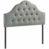 Sovereign King Fabric Headboard in Gray