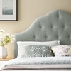 Sovereign King Fabric Headboard in Gray