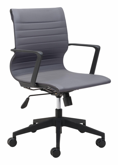 Stacy Office Chair in Dark Gray