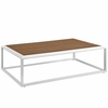 Stance 5 Piece Outdoor Patio Aluminum Sectional Sofa Set in White Gray