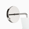 Starlight 1-Light Wall Sconce in White Polished Nickel