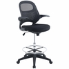 Stealth Drafting Chair in Black
