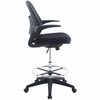Stealth Drafting Chair in Black