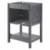 Steam 23" Bathroom Vanity Cabinet in Gray