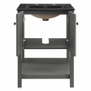 Steam 24" Bathroom Vanity in Gray Black