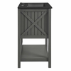 Steam 24" Bathroom Vanity in Gray Black