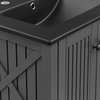 Steam 24" Bathroom Vanity in Gray Black