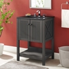 Steam 24" Bathroom Vanity in Gray Black