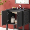 Steam 24" Bathroom Vanity in Gray Black