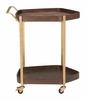 Stela Bar Cart in Walnut