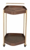 Stela Bar Cart in Walnut