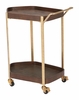 Stela Bar Cart in Walnut