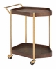 Stela Bar Cart in Walnut