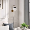 Stellar 1-Light Wall Sconce in Opal Satin Brass