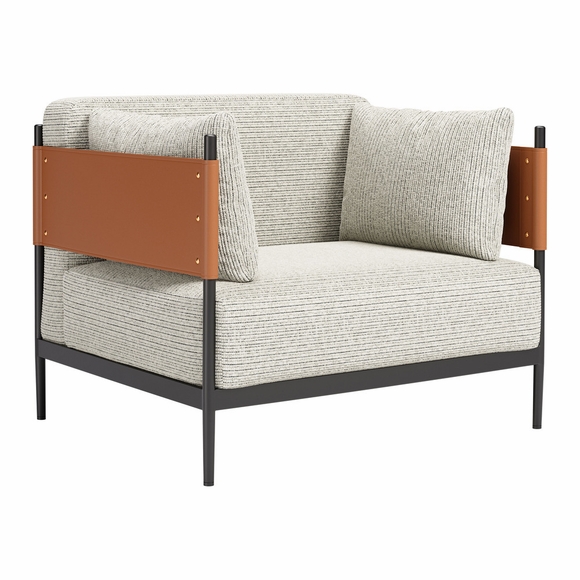 Stirbe Armchair in Gray
