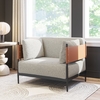 Stirbe Armchair in Gray