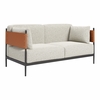 Stirbe Loveseat in Gray