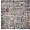 Success Manuka Distressed Vintage Floral Lattice 4x6 Area Rug in Multicolored