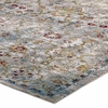 Success Manuka Distressed Vintage Floral Lattice 4x6 Area Rug in Multicolored