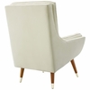 Suggest Button Tufted Upholstered Velvet Lounge Chair