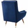 Suggest Button Tufted Upholstered Velvet Lounge Chair