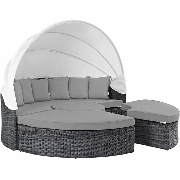 Summon Canopy Outdoor Patio Sunbrella&reg; Daybed