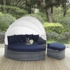 Summon Canopy Outdoor Patio Sunbrella&reg; Daybed in Canvas Navy